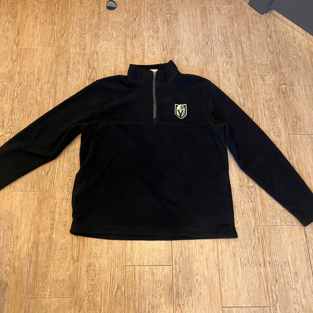 Vegas Golden Knights Champion Black Fleece Quarter-Zip Medium